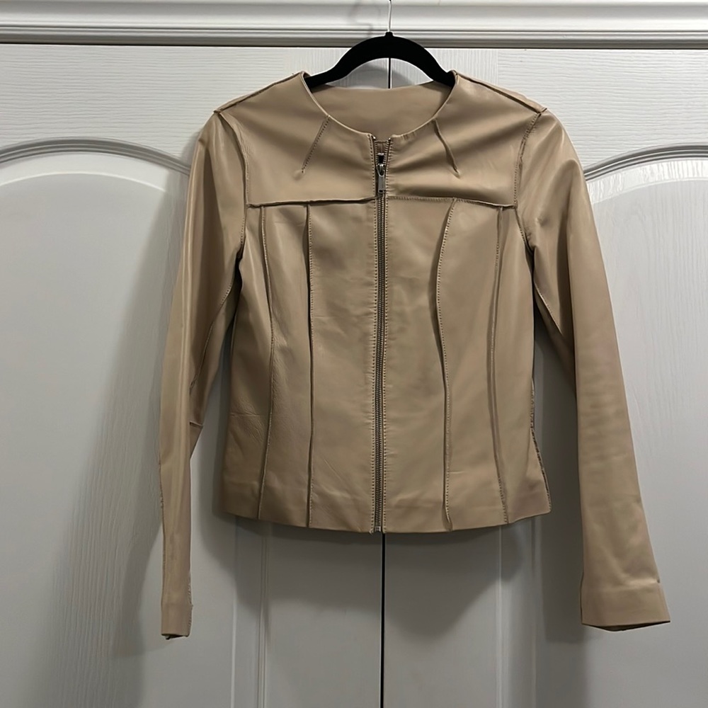 EUC Michael Kors leather jacket